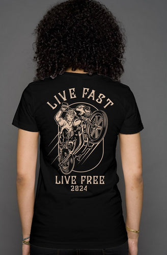 Live Free 2024 womens t 